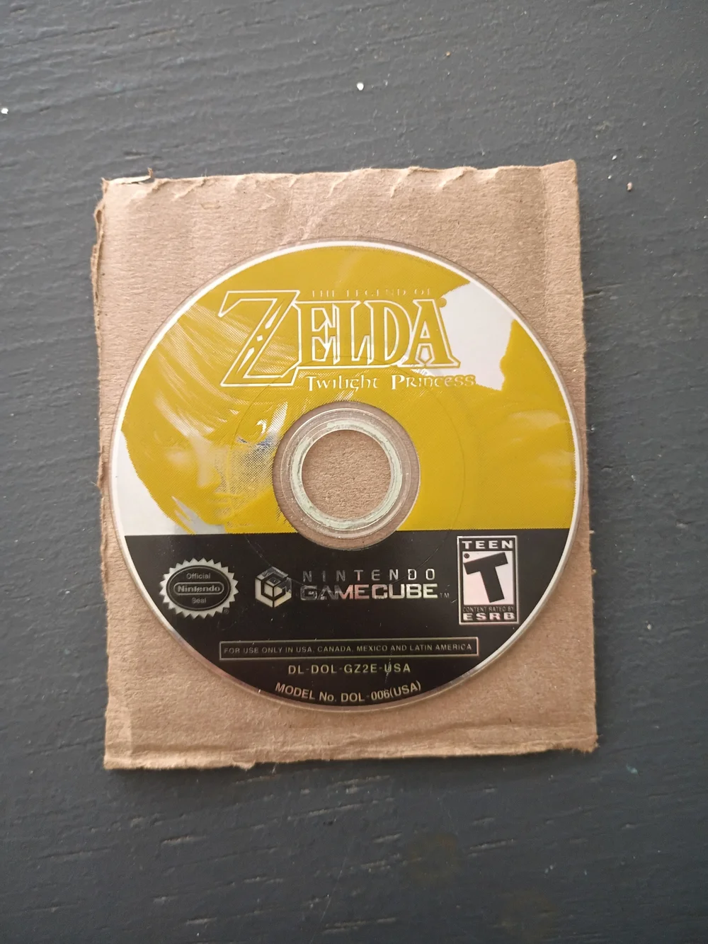 The Legend of Zelda: Twilight Princess GameCube Disc